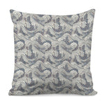 Chinese Sea Dragon Pattern Print Pillow Cover