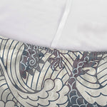 Chinese Sea Dragon Pattern Print Sofa Cover