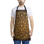 Chinese Zodiac Calendar Signs Print Apron