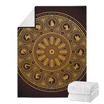 Chinese Zodiac Calendar Signs Print Blanket