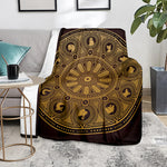 Chinese Zodiac Calendar Signs Print Blanket