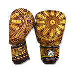Chinese Zodiac Calendar Signs Print Boxing Gloves
