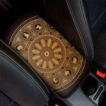 Chinese Zodiac Calendar Signs Print Car Center Console Cover