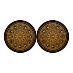 Chinese Zodiac Calendar Signs Print Car Coasters