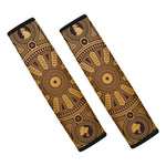 Chinese Zodiac Calendar Signs Print Car Seat Belt Covers