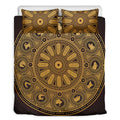 Chinese Zodiac Calendar Signs Print Duvet Cover Bedding Set