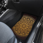 Chinese Zodiac Calendar Signs Print Front and Back Car Floor Mats