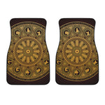 Chinese Zodiac Calendar Signs Print Front Car Floor Mats