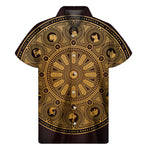 Chinese Zodiac Calendar Signs Print Men's Short Sleeve Shirt