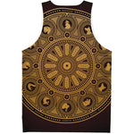 Chinese Zodiac Calendar Signs Print Men's Tank Top