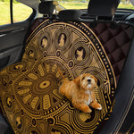 Chinese Zodiac Calendar Signs Print Pet Car Back Seat Cover