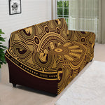 Chinese Zodiac Calendar Signs Print Sofa Cover