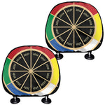 Chinese Zodiac Calendar Wheel Print Car Headrest Covers