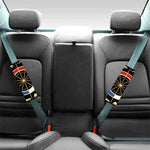 Chinese Zodiac Calendar Wheel Print Car Seat Belt Covers