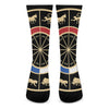 Chinese Zodiac Calendar Wheel Print Crew Socks