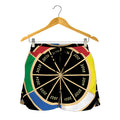 Chinese Zodiac Calendar Wheel Print Women's Shorts