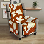 Chocolate And Milk Cow Print Armchair Protector