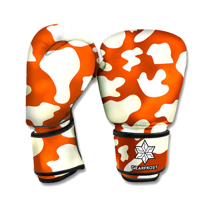 Chocolate And Milk Cow Print Boxing Gloves
