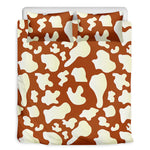 Chocolate And Milk Cow Print Duvet Cover Bedding Set