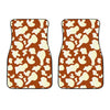 Chocolate And Milk Cow Print Front Car Floor Mats