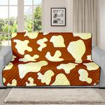 Chocolate And Milk Cow Print Futon Protector