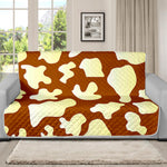 Chocolate And Milk Cow Print Futon Protector