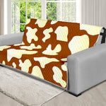 Chocolate And Milk Cow Print Futon Protector