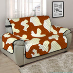 Chocolate And Milk Cow Print Half Sofa Protector