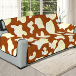 Chocolate And Milk Cow Print Oversized Sofa Protector