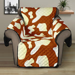 Chocolate And Milk Cow Print Recliner Protector