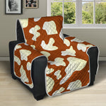 Chocolate And Milk Cow Print Recliner Protector