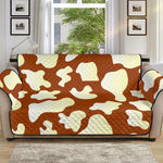 Chocolate And Milk Cow Print Sofa Protector