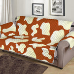 Chocolate And Milk Cow Print Sofa Protector