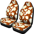 Chocolate And Milk Cow Print Universal Fit Car Seat Covers