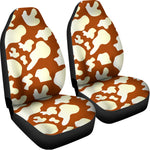 Chocolate And Milk Cow Print Universal Fit Car Seat Covers