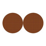 Chocolate Bar Pattern Print Car Coasters