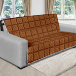 Chocolate Bar Pattern Print Futon Protector