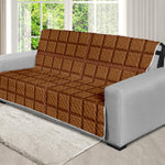 Chocolate Bar Pattern Print Futon Protector