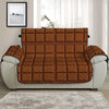 Chocolate Bar Pattern Print Half Sofa Protector