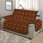 Chocolate Bar Pattern Print Half Sofa Protector