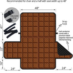 Chocolate Bar Pattern Print Half Sofa Protector