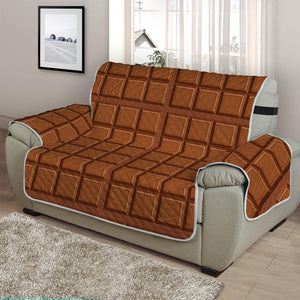 Chocolate Bar Pattern Print Half Sofa Protector