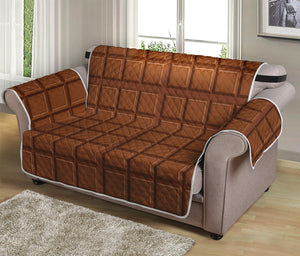 Chocolate Bar Pattern Print Loveseat Protector