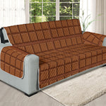 Chocolate Bar Pattern Print Oversized Sofa Protector