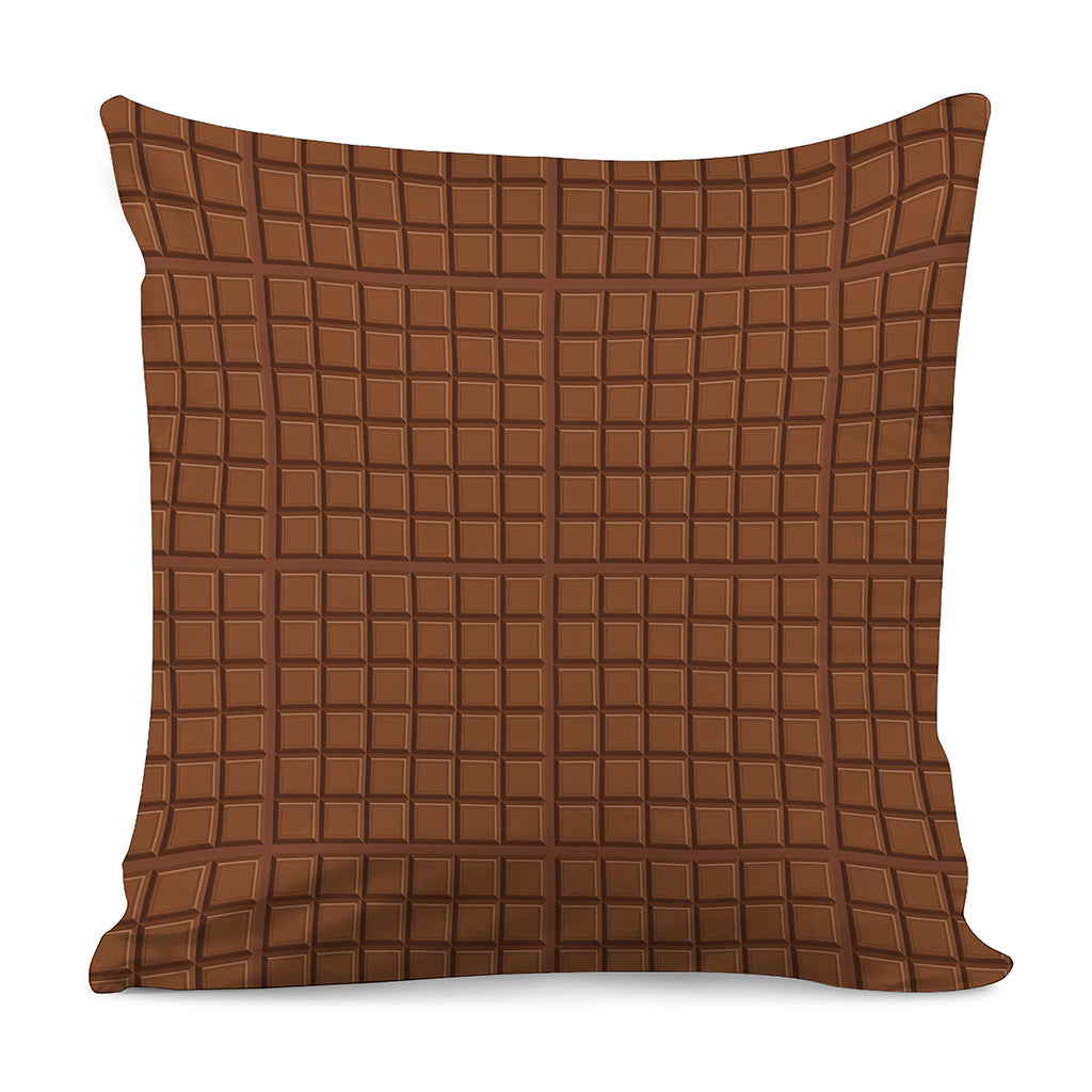 Chocolate Bar Pattern Print Pillow Cover