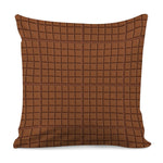 Chocolate Bar Pattern Print Pillow Cover