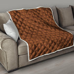 Chocolate Bar Pattern Print Quilt