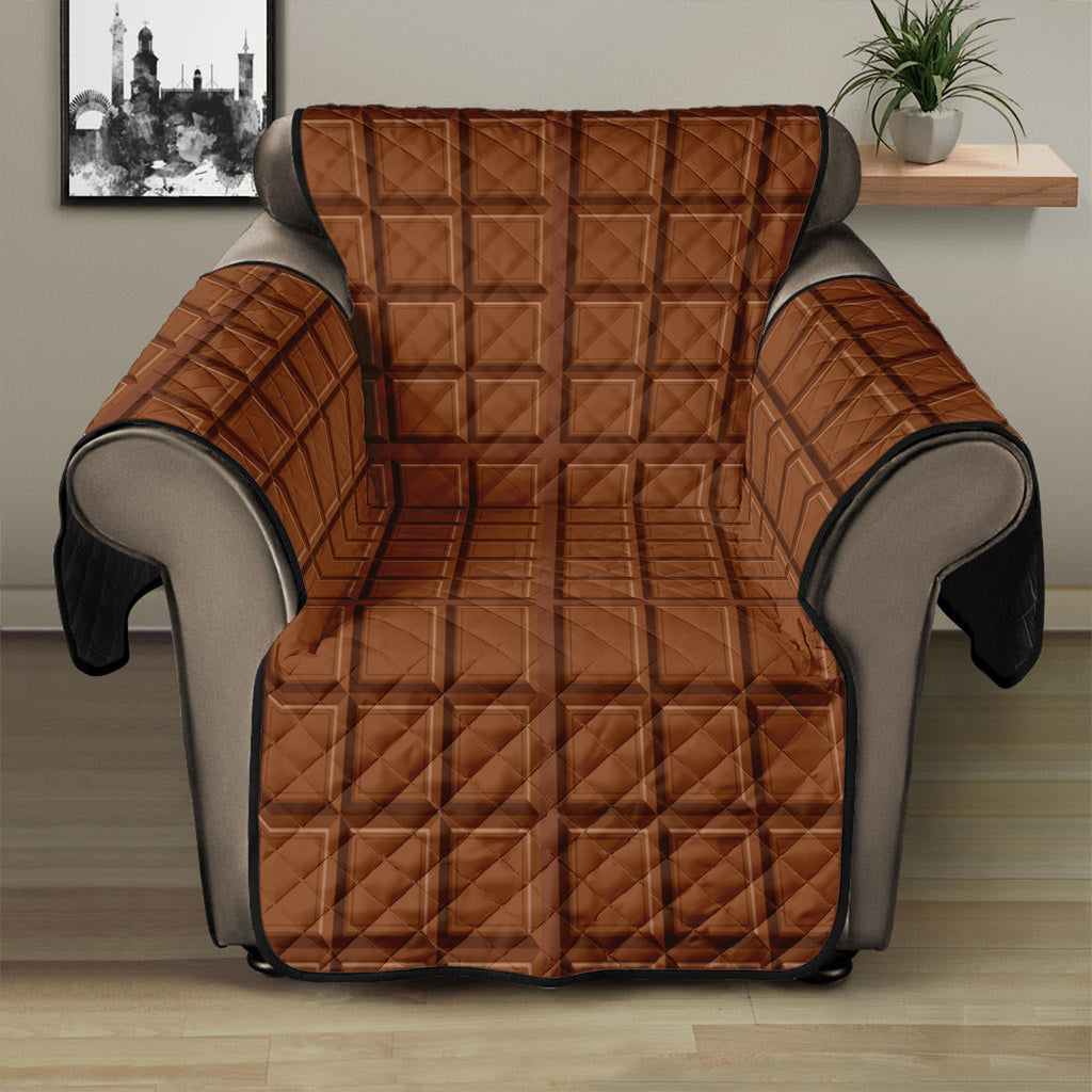 Chocolate Bar Pattern Print Recliner Protector