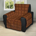 Chocolate Bar Pattern Print Recliner Protector