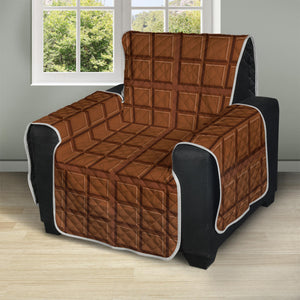 Chocolate Bar Pattern Print Recliner Protector